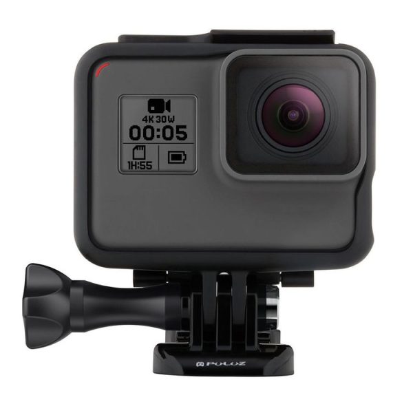 PULUZ ABS Plastic Housing Shell Frame Mount Protective Case Cage with Pedestal and Long Screw for GoPro HERO (2018) / 7 Black / 6 / 5 - Image 7