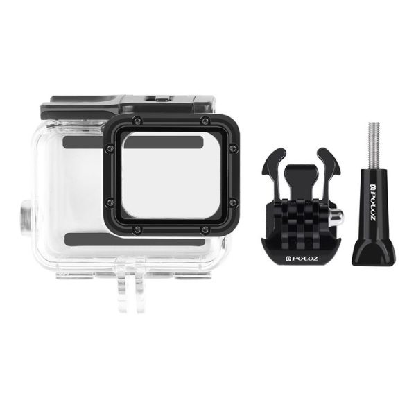 PULUZ for GoPro HERO (2018) / HERO7 Black / 6 / 5 60m Underwater Waterproof Housing Diving Protective Case with Buckle Basic Mount & Screw - Image 7