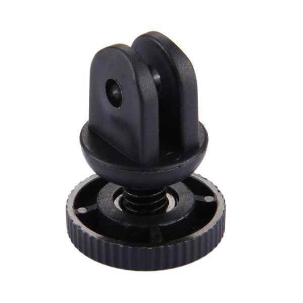 PULUZ Mini Size 1 / 4 inch Screw Tripod Mount Adapter for GoPro, Insta360, DJI and Other Action Cameras, 3.9mm Diameter Screw Hole, 2.2cm Diameter