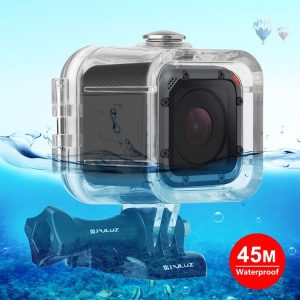 PULUZ 45m Underwater Waterproof Housing Diving Protective Case for GoPro HERO5 Session / HERO4 Session / HERO Session, with Buckle Basic Mount & Screw