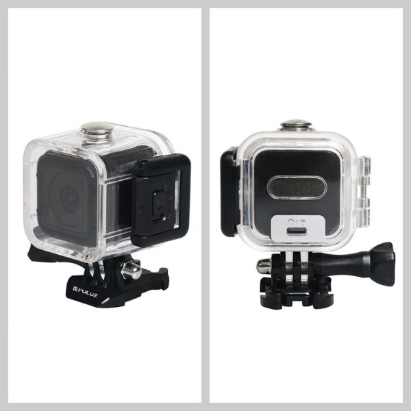 PULUZ 45m Underwater Waterproof Housing Diving Protective Case for GoPro HERO5 Session / HERO4 Session / HERO Session, with Buckle Basic Mount & Screw - Image 6
