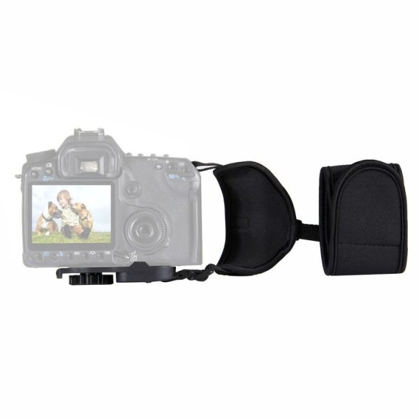 PULUZ Soft Neoprene Hand Grip Wrist Strap with 1 / 4 inch Screw Plastic Plate for SLR / DSLR Cameras - Image 7