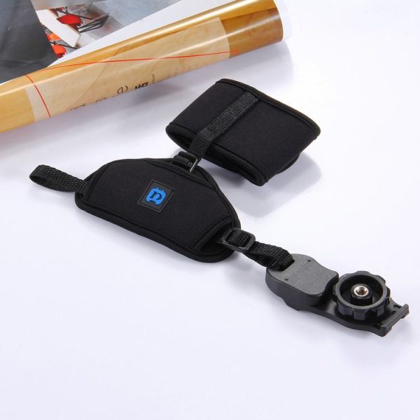 PULUZ Soft Neoprene Hand Grip Wrist Strap with 1 / 4 inch Screw Plastic Plate for SLR / DSLR Cameras - Image 8
