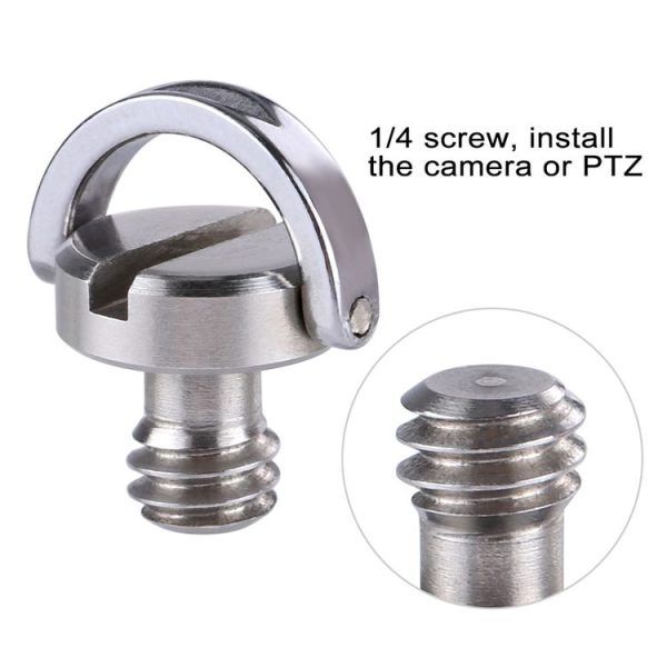 PULUZ 1 / 4 inch Male Thread Screw with C-Ring for Quick Release, Tripod Mount - Image 4