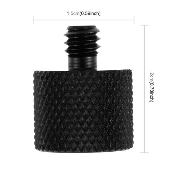 PULUZ 3 / 8 inch Female Thread to 1 / 4 inch Male Thread Adapter Screw - Image 3