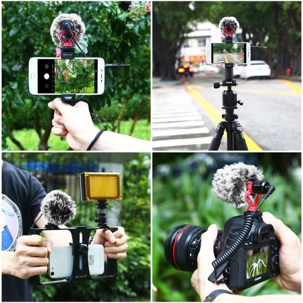PULUZ Professional Interview Condenser Video Shotgun Microphone with 3.5mm Audio Cable for DSLR & DV Camcorder - Image 10
