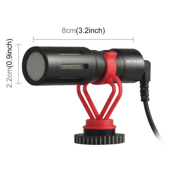 PULUZ Professional Interview Condenser Video Shotgun Microphone with 3.5mm Audio Cable for DSLR & DV Camcorder - Image 3