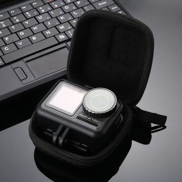 PULUZ Mini Portable Carbon Fiber Storage Bag for GoPro HERO13 Black / 12 Black / 11 Black / 10 Black / 9 Black and other Similar Size Cameras - Image 7