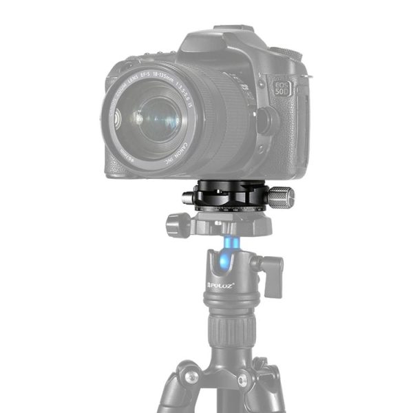 PULUZ Aluminum Alloy Quick Release Plate for Panoramic Head (Grey)