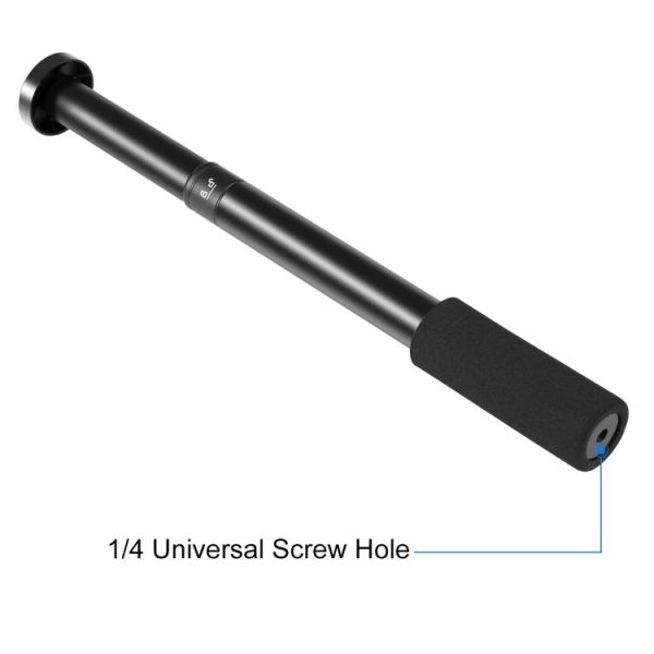 PULUZ Handheld Adjustable Aluminum Alloy Tripod Mount Monopod Extension Central Shaft Rod - Image 2