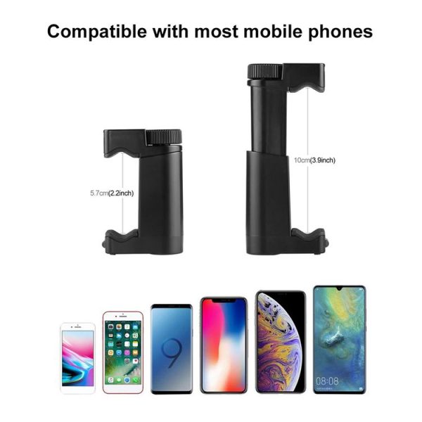 PULUZ Vlogging Live Broadcast Handheld Grip Selfie Rig Stabilizer ABS Tripod Adapter Mount with Cold Shoe Base & Wrist Strap - Image 5