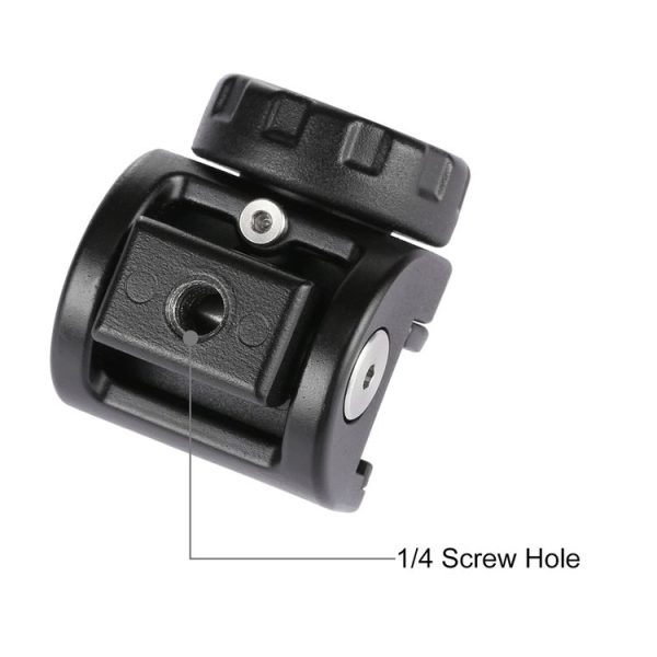 PULUZ Phone Mount Metal Clamp for 360 Degree Rotation Panoramic Head - Image 3