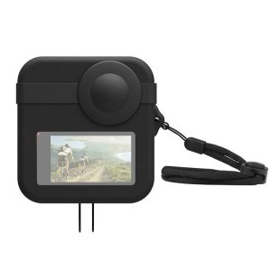 PULUZ for GoPro Max Dual Lens Caps Case + Body Silicone Protective Case (Black)