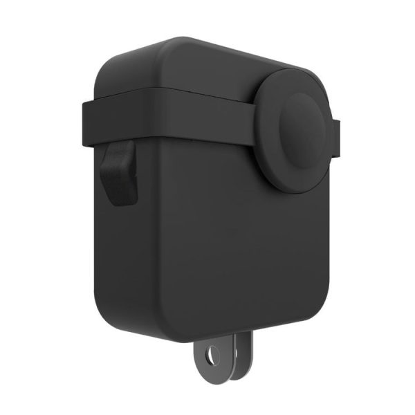PULUZ for GoPro Max Dual Lens Caps Case + Body Silicone Protective Case (Black) - Image 4