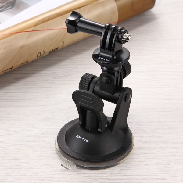 PULUZ Car Suction Cup Mount with Screw & Tripod Mount Adapter & Storage Bag for GoPro, Insta360, DJI and Other Action Cameras - Image 9