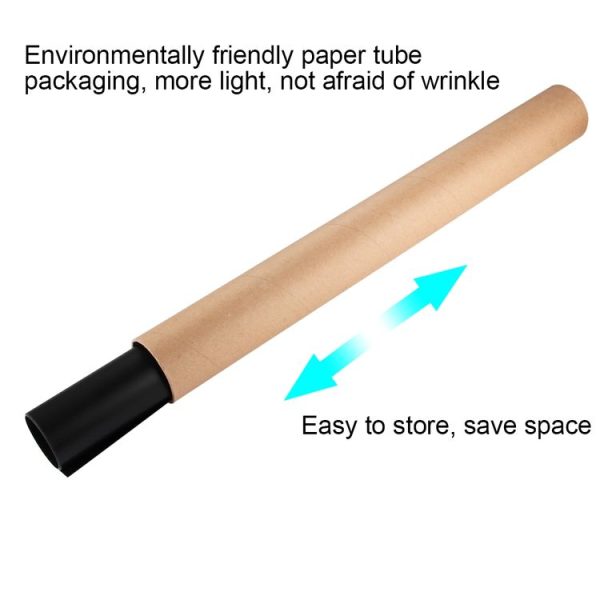 PULUZ Photography Background PVC Paper for Studio Tent Box, Size: 73.5cm x 36cm (Black) - Image 5