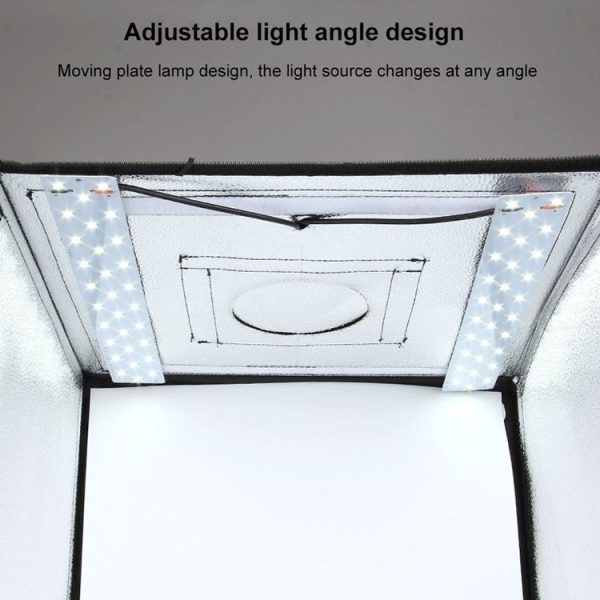 PULUZ 30W 1690LM 60 LEDs SMD 5730 5500K Aluminum Base Light Panel for 60cm Studio Tent - Image 10