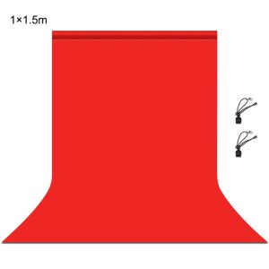PULUZ 1m x 1.5m Photography Background Photo Studio Background Cloth Backdrop (Red)