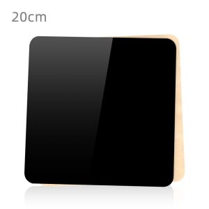 PULUZ 20cm Photography Acrylic Reflective Display Table Background Board (Black)