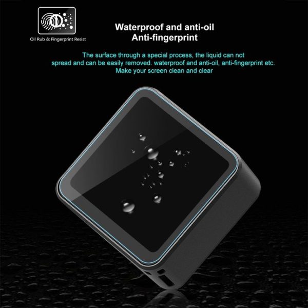 PULUZ 3 in 1 Lens + Front and Back LCD Display 9H 2.5D Tempered Glass Film for DJI Action 2 - Image 5