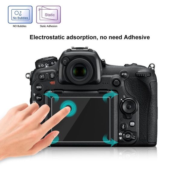 PULUZ 2.5D 9H Tempered Glass Film for Nikon D7100, Compatible with Nikon D5 / D500 / D7100 / D610 / D600 / D750 / D810 / D800 / D800E / D850 / D4S / D5200 / D5100 / P530 / P510, Fujifilm HS33 / HS35 / GFX50S / S1700 / S1770 / S2900 / S2950 / S4000 / HS20 / HS22 / SX420IS / 530HS / 410IS / 430IS / 420IS - Image 8