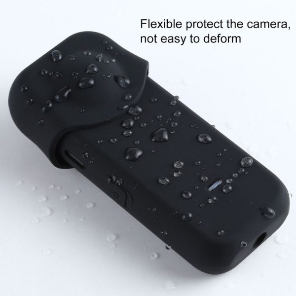 PULUZ Full Body Dust-proof Silicone Protective Case for Insta360 ONE X2 (Black) - Image 4
