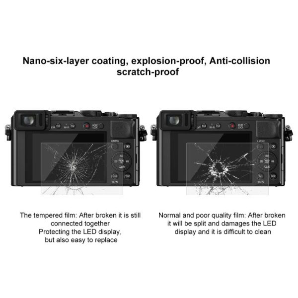 PULUZ 2.5D 9H Tempered Glass Film for Panasonic DMC-LX100, Compatible with Panasonic GF2 / GF3 / GF5 / GF6 / WEA / GM1 / FL1GK / GX7 / GF9 / GF8 / GF7 / GM1S / TZ70 / TZ90 / TZ85 / FZ85 / TZ57 - Image 7