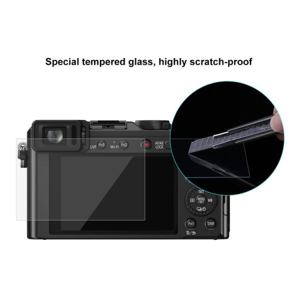 PULUZ 2.5D 9H Tempered Glass Film for Panasonic DMC-LX100, Compatible with Panasonic GF2 / GF3 / GF5 / GF6 / WEA / GM1 / FL1GK / GX7 / GF9 / GF8 / GF7 / GM1S / TZ70 / TZ90 / TZ85 / FZ85 / TZ57 - Image 9