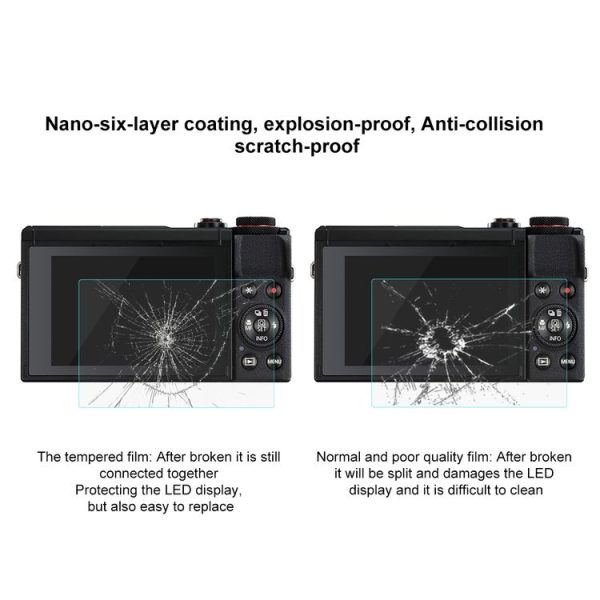 PULUZ 2.5D 9H Tempered Glass Film for Canon PowerShot G7 X Mark III - Image 6