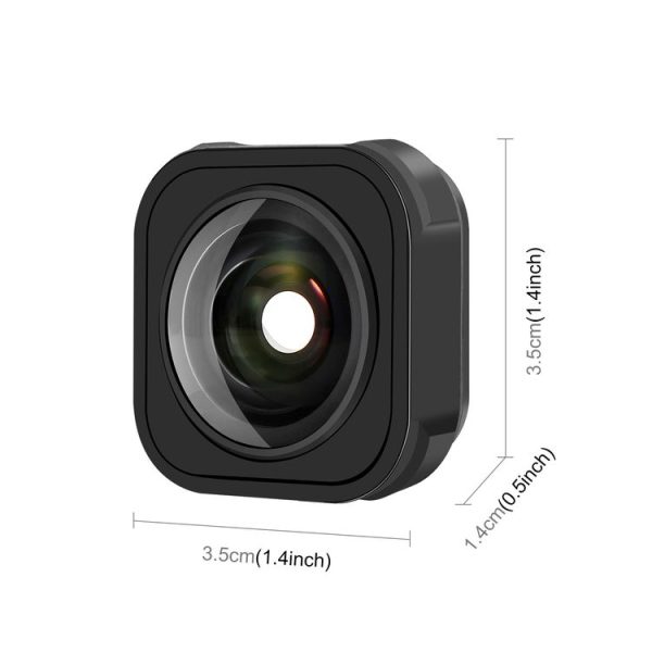 PULUZ Max Lens Mod Wide Angle Lens for GoPro Hero13 Black / Hero12 Black / Hero11 Black / HERO10 Black / HERO9 Black (Black) - Image 3