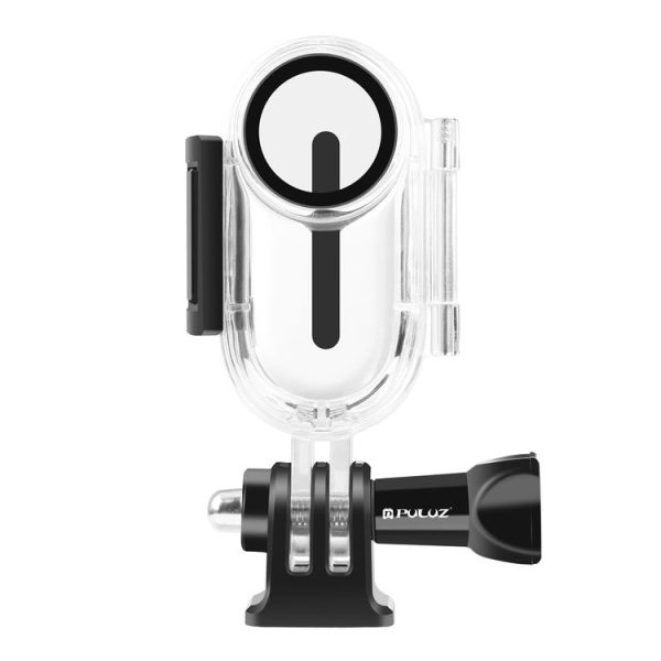 PULUZ 30m Underwater Waterproof Housing Protective Case for Insta360 GO 2, with Base Adapter & Screw (Transparent) - Image 2