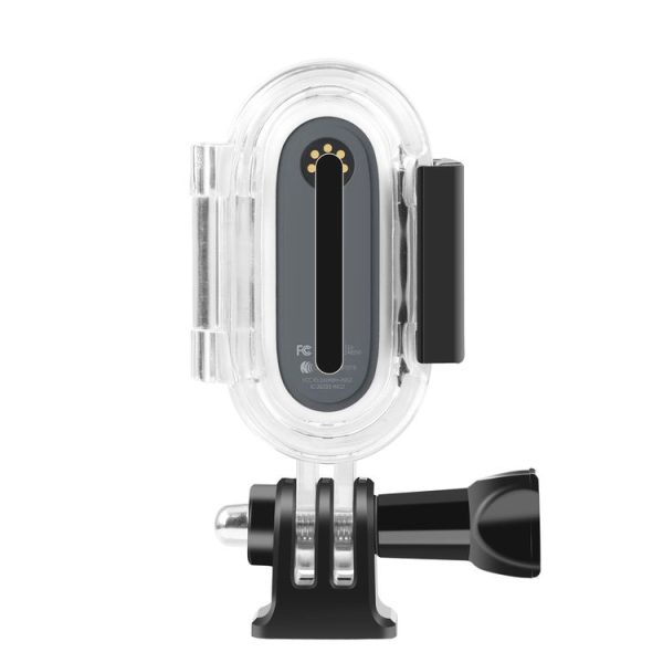PULUZ 30m Underwater Waterproof Housing Protective Case for Insta360 GO 2, with Base Adapter & Screw (Transparent) - Image 3