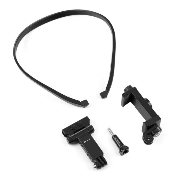 PULUZ Lazy Adjustable Neck Bracket for GoPro Action Camera Smartphones (Black) - Image 8