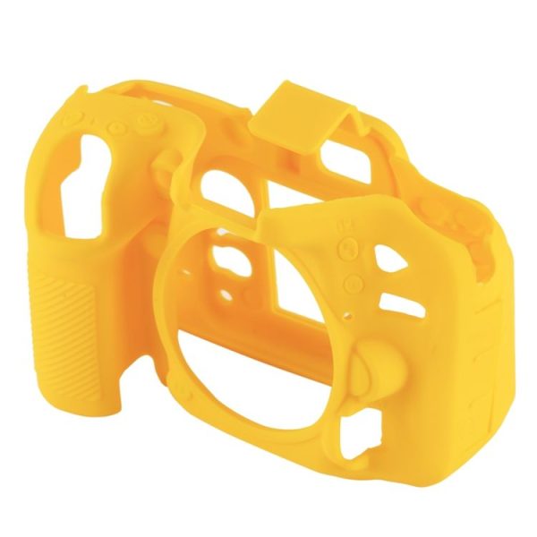 PULUZ Soft Silicone Protective Case for Nikon D7200 / D7100 (Yellow) - Image 2