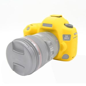 PULUZ Soft Silicone Protective Case for Canon EOS 5D Mark IV (Yellow)