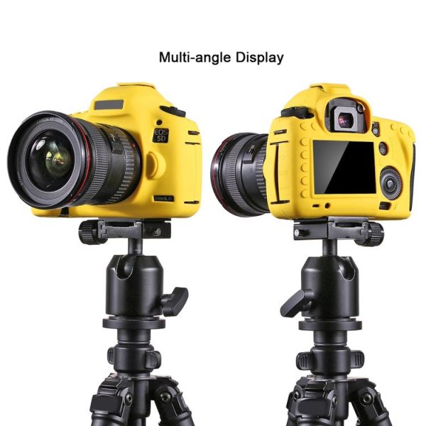 PULUZ Soft Silicone Protective Case for Canon EOS 5D Mark IV (Yellow) - Image 7