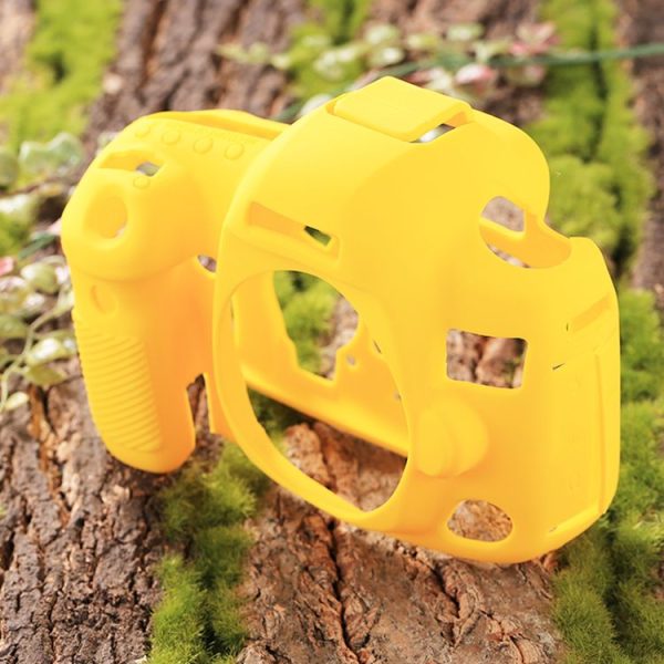 PULUZ Soft Silicone Protective Case for Canon EOS 5D Mark IV (Yellow) - Image 8