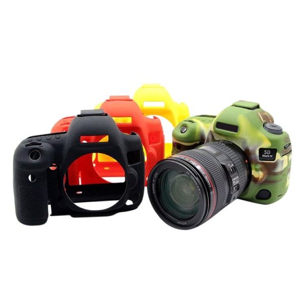 PULUZ Soft Silicone Protective Case for Canon EOS 5D Mark IV (Yellow) - Image 9