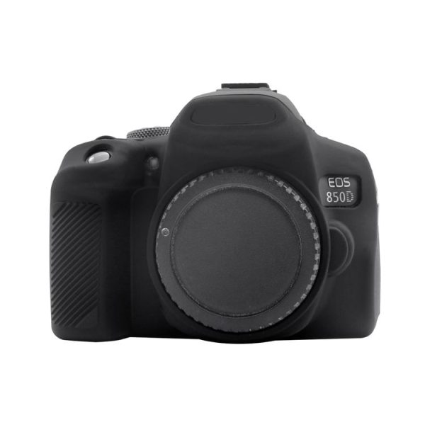 PULUZ Soft Silicone Protective Case for Canon EOS 850D (Black) - Image 2
