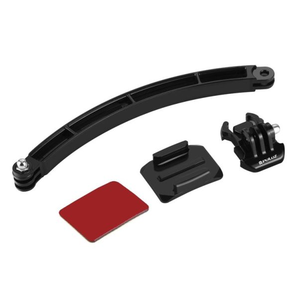 PULUZ Outdoor Motorcycle Cycling Helmet Extension Arm Set for PULUZ Action Sports Cameras Jaws Flex Clamp Mount for GoPro, Insta360, DJI and Other Action Cameras - Image 6