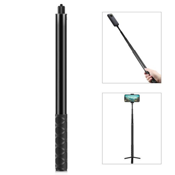 PULUZ 150cm Metal Selfie Stick Monopod for Insta360 One RS / X2 / X3 / X4