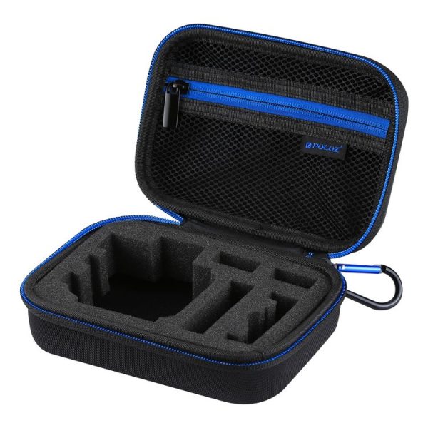 PULUZ Waterproof Carrying and Travel Case for GoPro, DJI Osmo Action and other Sport Cameras Accessories, Small Size: 16cm x 12cm x 7cm (Black) - Image 3