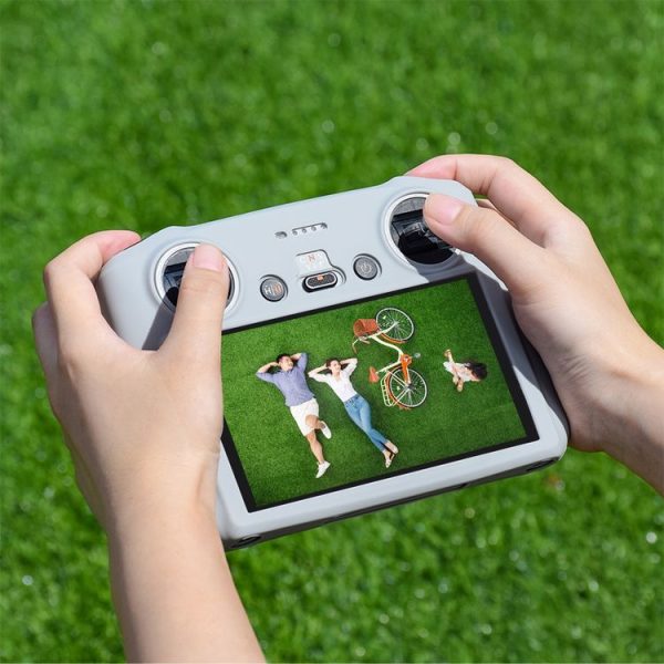 DJI Mini 3 Pro / DJI RC with Screen PULUZ Silicone Protective Case (Grey) - Image 6