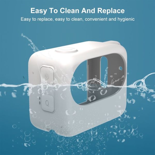 Insta360 GO 3 / GO 3S PULUZ Camera Charging Case Silicone Case (White) - Image 5