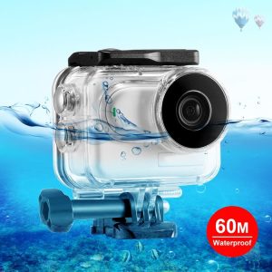 Insta360 GO 3 / GO 3SPULUZ 60m Underwater Waterproof Housing Case with Base Adapter & Screw (Transparent)