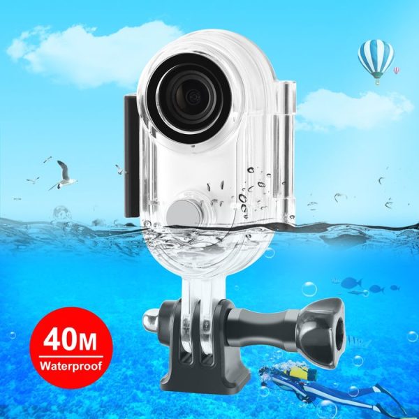 Insta360 GO 3 / GO 3S PULUZ 40m Underwater Waterproof Housing Case with Base Adapter & Screw (Transparent)