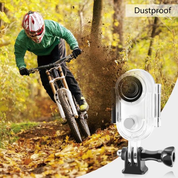 Insta360 GO 3 / GO 3S PULUZ 40m Underwater Waterproof Housing Case with Base Adapter & Screw (Transparent) - Image 6