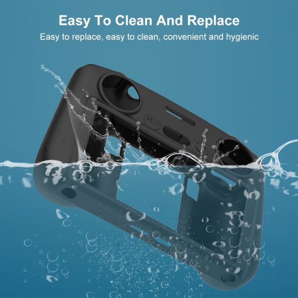 DJI Mini 4 Pro / Air 3 Remote Control / DJI RC 2 with Screen PULUZ Silicone Protective Case (Black) - Image 5