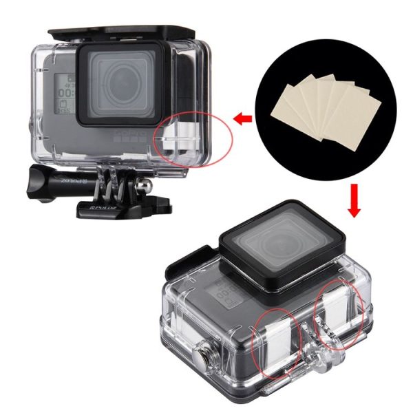 12 PCS PULUZ Professional Reusable Anti-Fog Inserts for GoPro HERO10 Black / HERO9 Black / HERO8 Black / HERO7 / 6 / 5, DJI Osmo Action, Xiaoyi and Other Action Cameras - Image 5