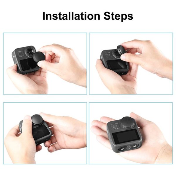 GoPro Max PULUZ Soft TPU Rubber Dual-Lens Cap Cover - Image 7